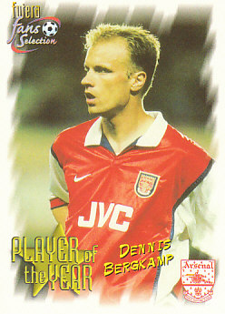 Dennis Bergkamp Arsenal 1999 Futera Fans' Selection #95